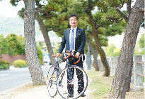 車を持たないのでどこへ行くのも自転車です!